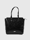 Beyond+ Croco Tote with Zipper 